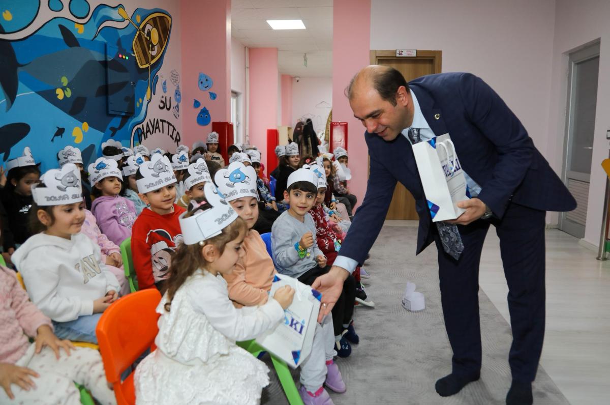 VASKİ’DEN MİNİKLERE SU BİLİNCİ ETKİNLİĞİ